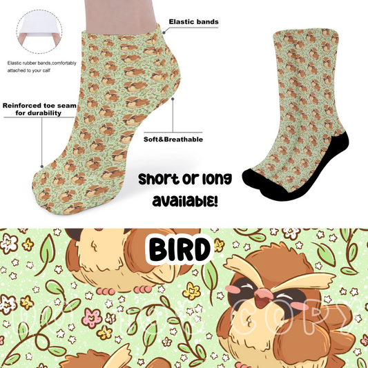 BIRD - CUSTOM PRINTED SOCKS ROUND 2