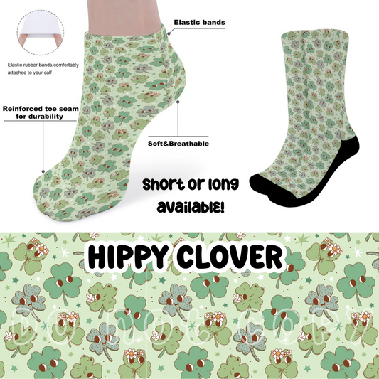 HIPPY CLOVER - CUSTOM PRINTED SOCKS ROUND 2
