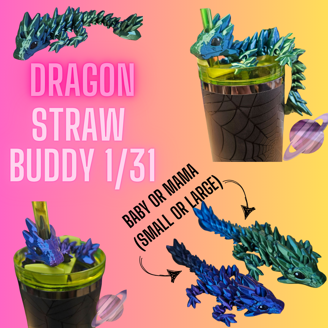 GEMSTONE DRAGON STRAW BUDDY PREORDER CLOSING 1/31