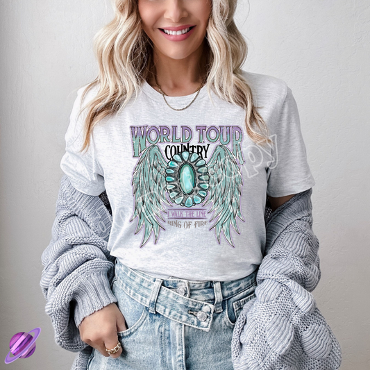 WORLD TOUR WINGS TEE