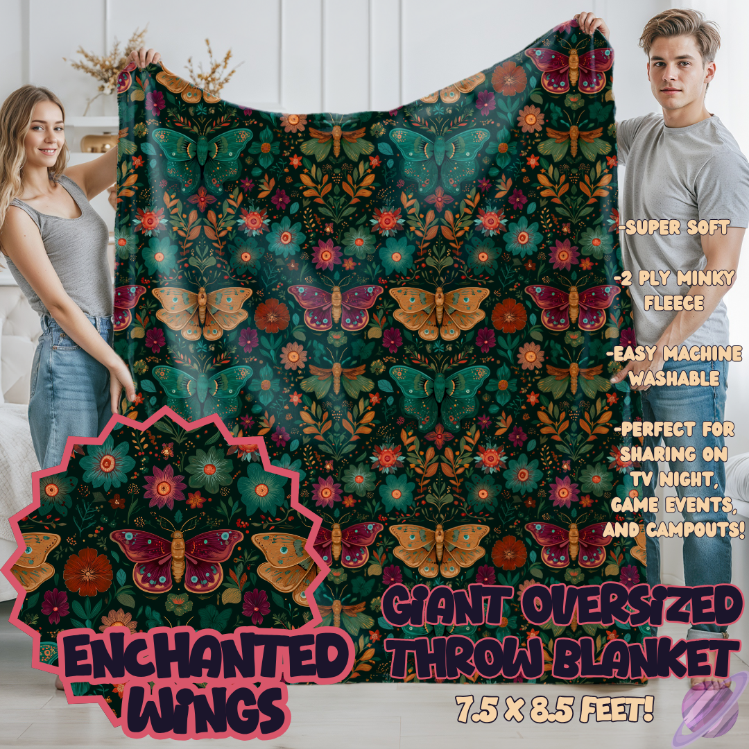 ENCHANTED WINGS-OVERSIZED THROW 14-PREORDER CLOSING 10/8