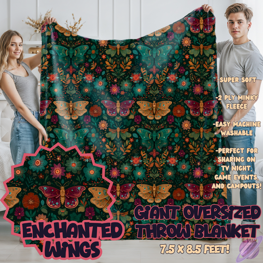 ENCHANTED WINGS-OVERSIZED THROW 14-PREORDER CLOSING 10/8