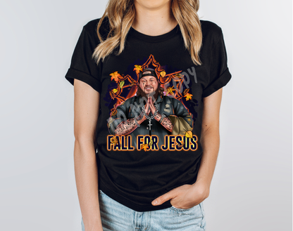 COUNTRY FALL RUN- FALL FOR JESUS -UNISEX TEE ADULTS/KIDS