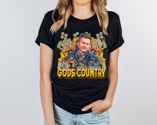 COUNTRY FALL RUN- FALL GODS COUNTRY-UNISEX TEE ADULTS/KIDS