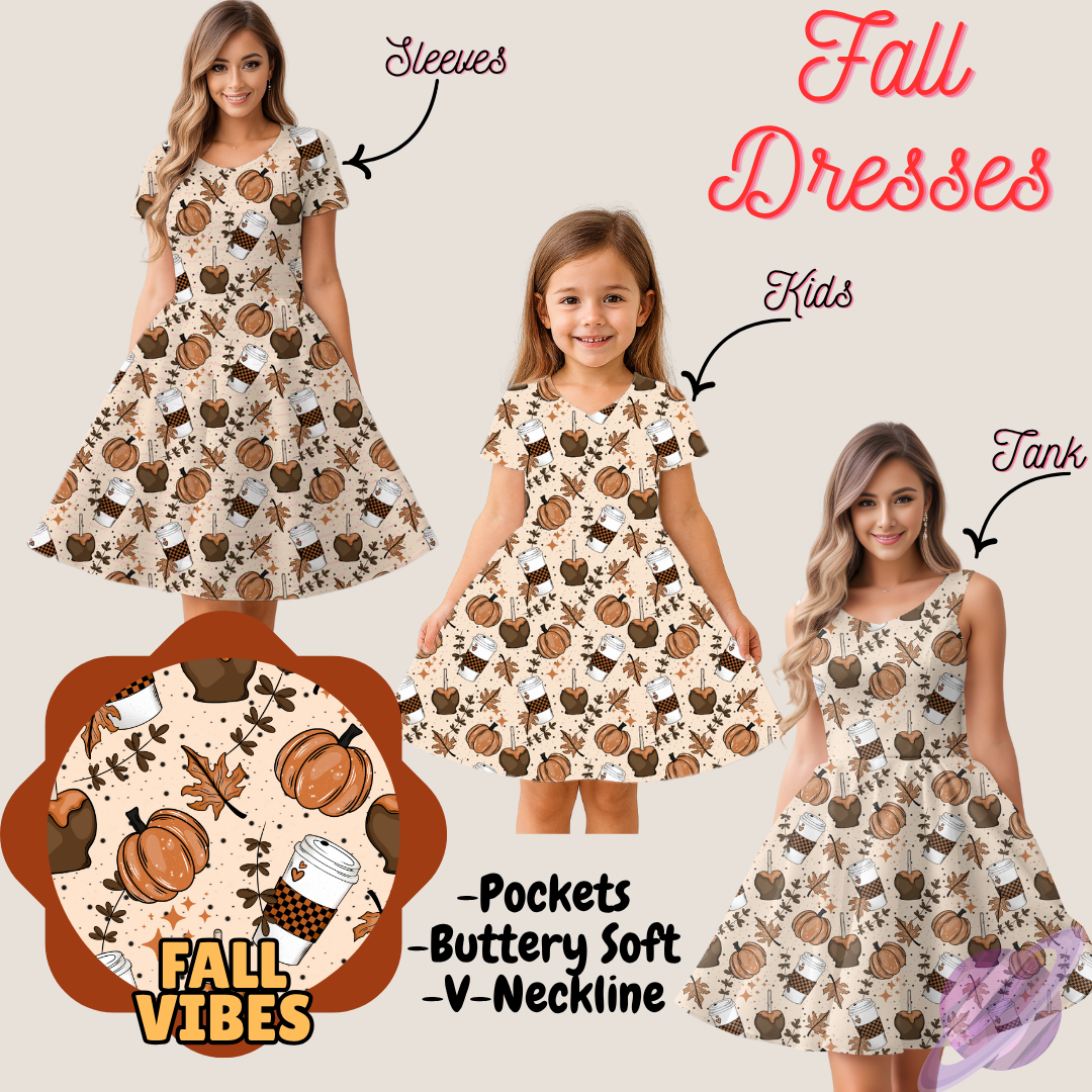 FALL VIBES- FALL DRESS PREORDER- CLOSING 9/12