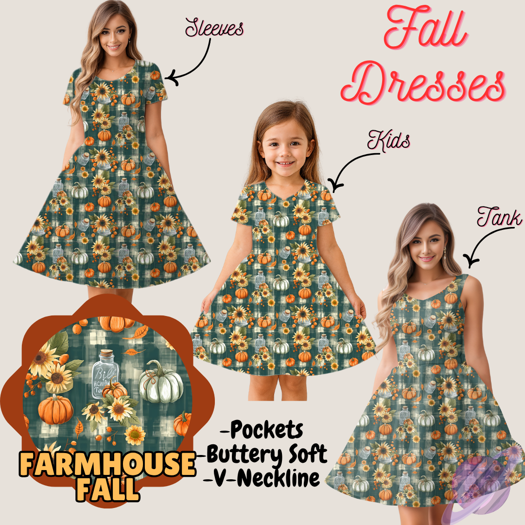 FARMHOUSE FALL - FALL DRESS PREORDER- CLOSING 9/12