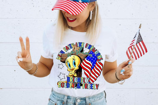 FAITH FIREWORKS TEE