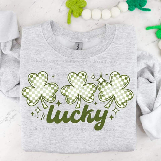 LUCKY CHECKER SWEATSHIRT