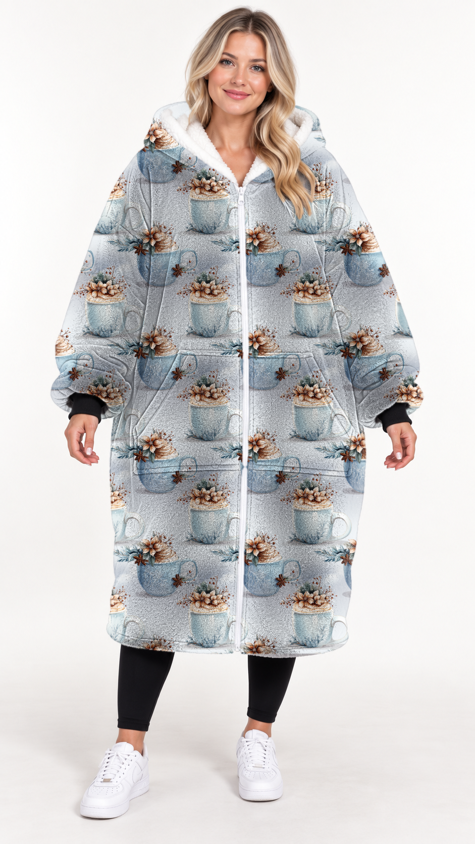 FLORAL COCOA-HOODIE BLANKET PREORDER-CLOSING 9/20