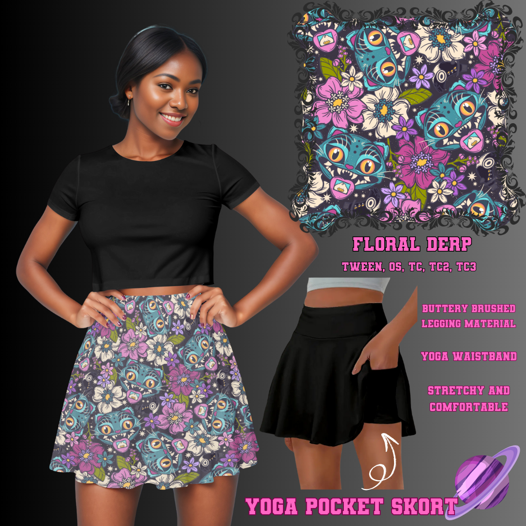 FLORAL DERP-SKORT 4 PREORDER CLOSING 2/13