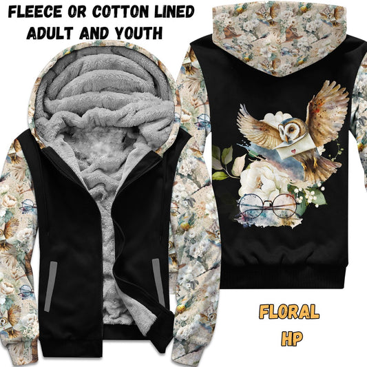 JACKET RUN 14-FLORAL HP-FLEECE OR COTTON LINER-PREORDER CLOSING 12/16