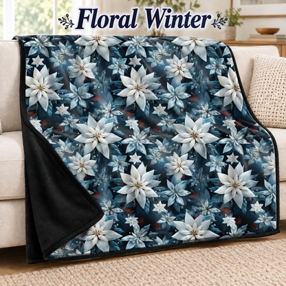 Floral Winter-Soft Throw Blanket 14 Run-Due 9/28