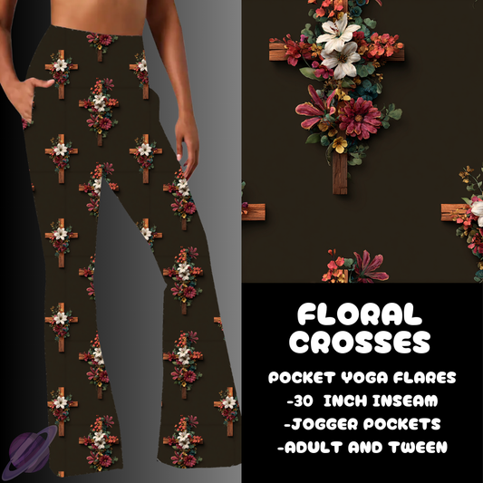 FLORAL CROSSES-YOGA FLARES 7-PREORDER DUE 10/2