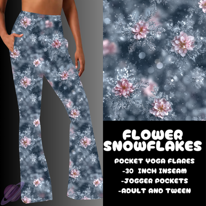 FLOWER SNOWFLAKES-YOGA FLARES 7-PREORDER DUE 10/2