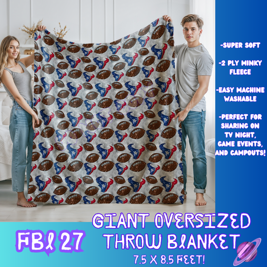 FBL27 - GIANT SHAREABLE THROW BLANKETS ROUND 8 -PREORDER CLOSING 9/8