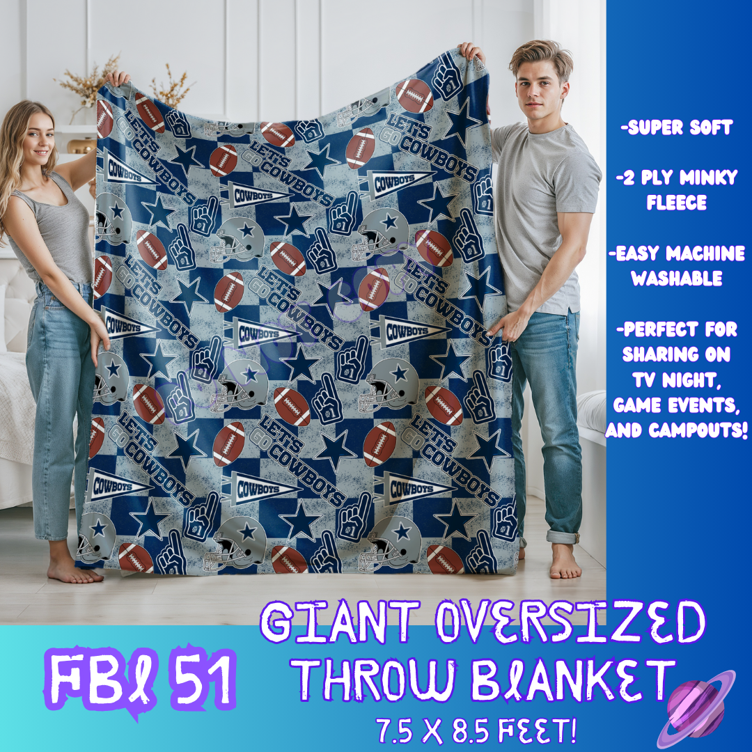 FBL51 - GIANT SHAREABLE THROW BLANKETS ROUND 8 -PREORDER CLOSING 9/8