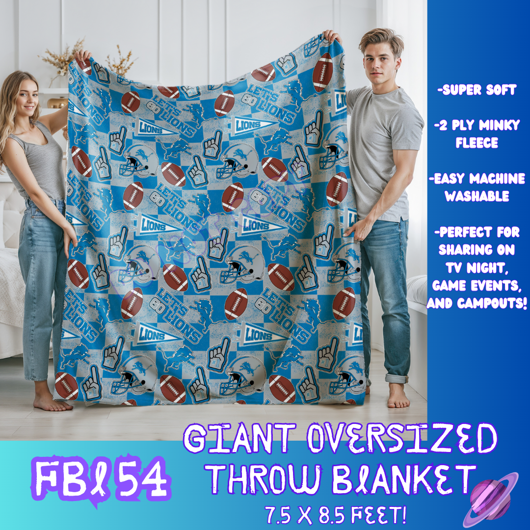 FBL54 - GIANT SHAREABLE THROW BLANKETS ROUND 8 -PREORDER CLOSING 9/8