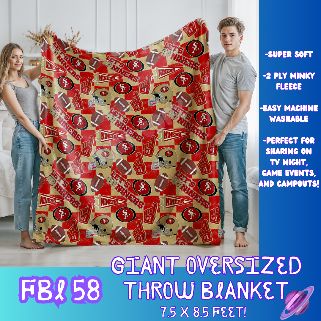 FBL58 - GIANT SHAREABLE THROW BLANKETS ROUND 8 -PREORDER CLOSING 9/8