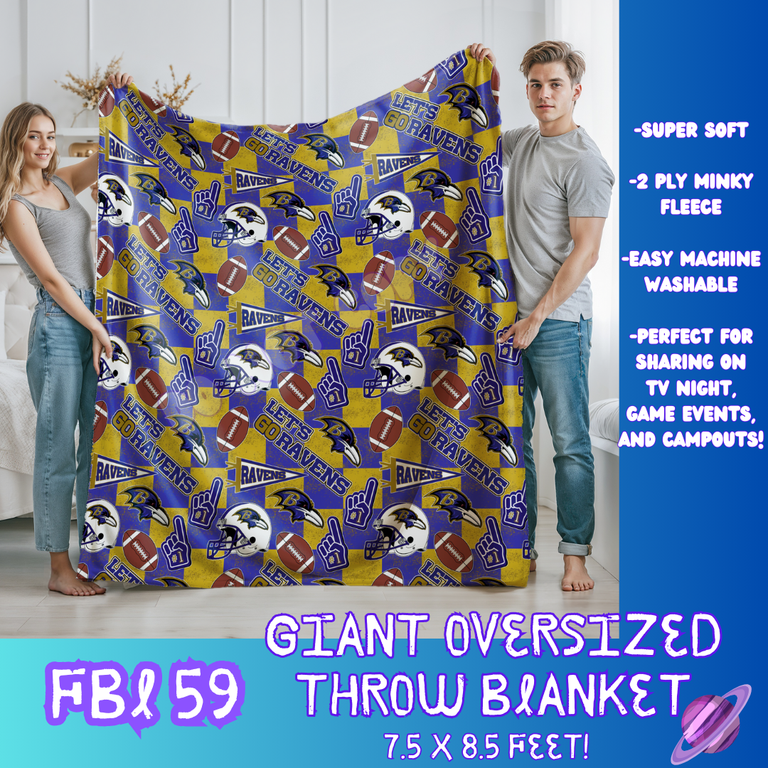 FBL59 - GIANT SHAREABLE THROW BLANKETS ROUND 8 -PREORDER CLOSING 9/8