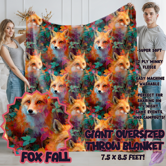 FOX FALL-OVERSIZED THROW 14-PREORDER CLOSING 10/8