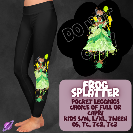 FROG SPLATTER - 4 STYLES OF BOTTOMS-PREORDER CLOSING 1/21