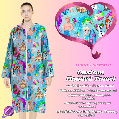 FROSTY SUMMER- HOODED TOWEL- PREORDER CLOSING 4/27
