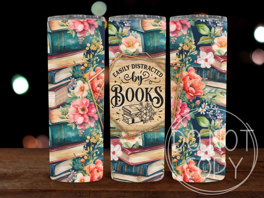 Easily Distracted by Books 20oz Tumbler