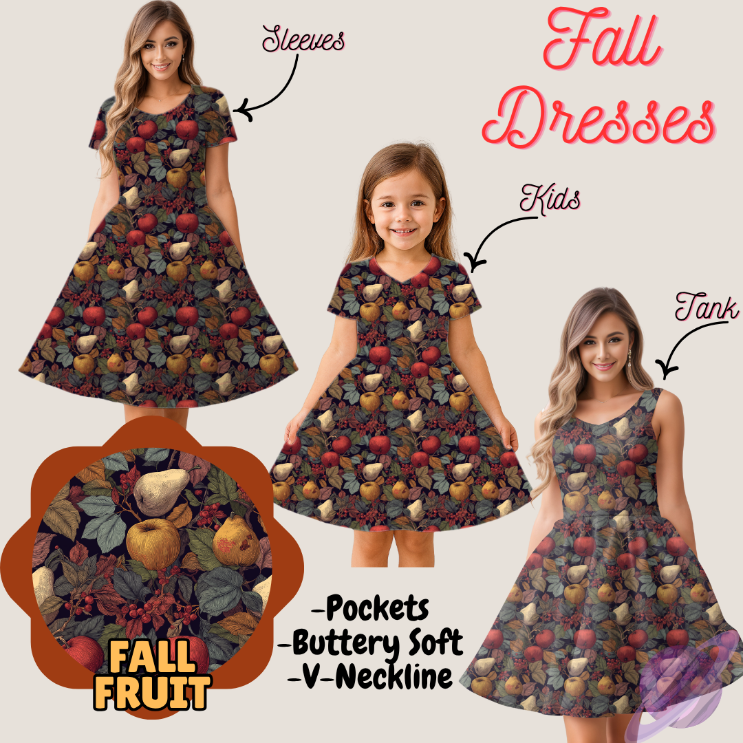 FALL FRUIT- FALL DRESS PREORDER- CLOSING 9/12