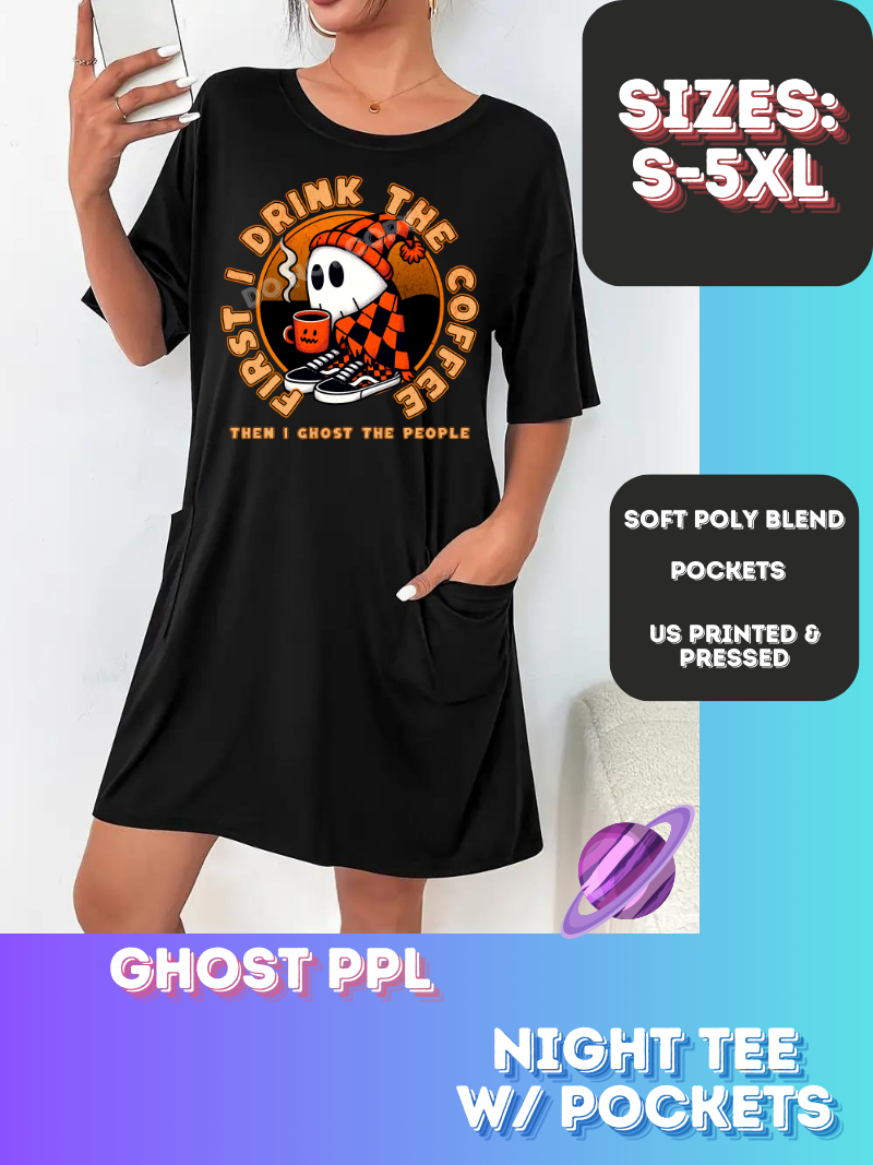 GHOST PPL-SLEEP SHIRT-PREORDER CLOSING 9/20