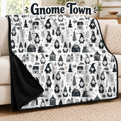 Gnome Town-Soft Throw Blanket 14 Run-Due 9/28