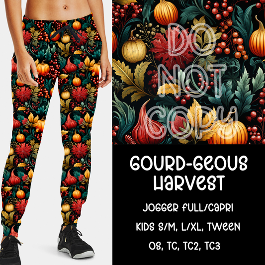 GOURD-GOUS HARVEST - THANKFUL MINI - JOGGER /CAPRI PREORDER CLOSING 9/6