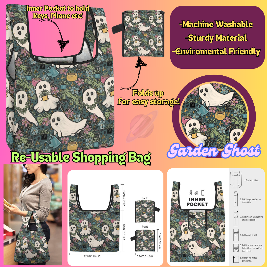 GARDEN GHOST - Re-Usable Shopping Bags PREORDER Closing 1/15