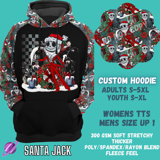 SANTA JACK - CUSTOM DESIGNED HOODIE RUN PREORDER CLOSING 9/27