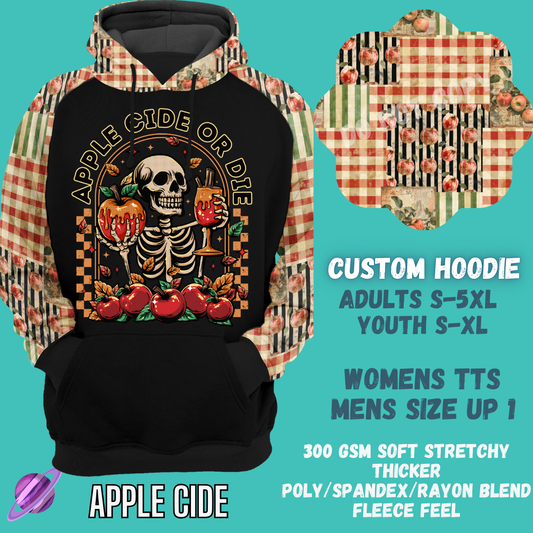 APPLE CIDE - CUSTOM DESIGNED HOODIE RUN PREORDER CLOSING 9/27