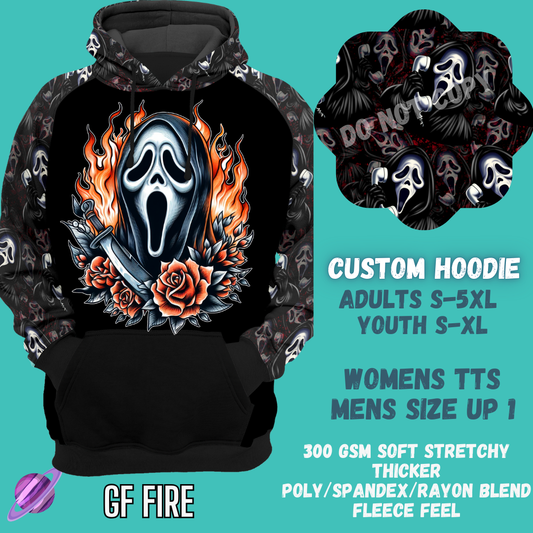 GF FIRE - CUSTOM DESIGNED HOODIE RUN PREORDER CLOSING 9/27