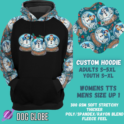 DOG GLOBE - CUSTOM DESIGNED HOODIE RUN PREORDER CLOSING 9/27