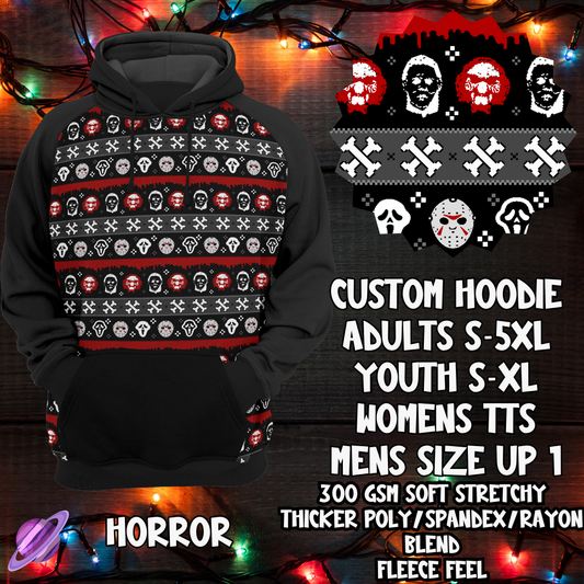 HORROR-HOODIE-XMAS SWEATER PREORDER-9/27
