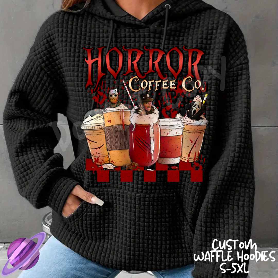 HORROR COFFEE - CUSTOM WAFFLE HOODIES PREORDER CLOSING 9/30