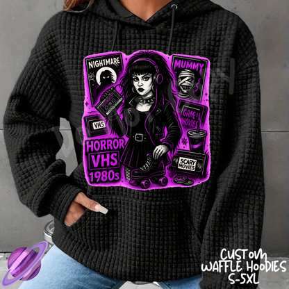 HORROR VHS - CUSTOM WAFFLE HOODIES PREORDER CLOSING 9/30
