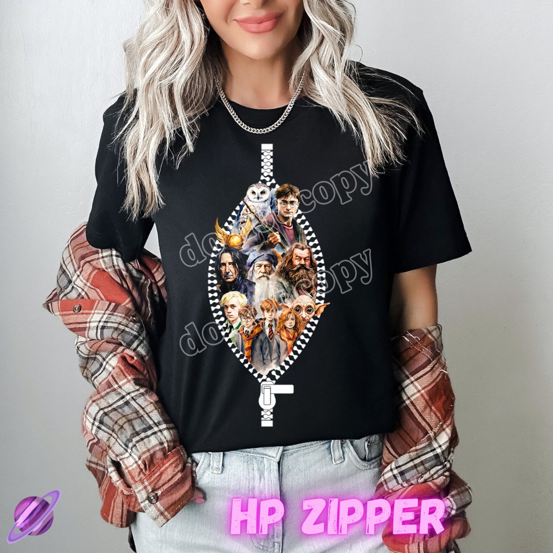 ZIPPER RUN-HP ZIPPER-UNISEX TEE ADULTS/KIDS PREORDER CLOSING 1/29 ETA APRIL