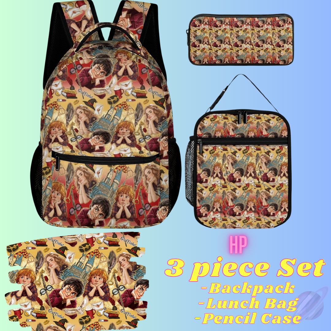 HP-3 PIECE BACKPACK SET-PREORDER CLOSING 7/3