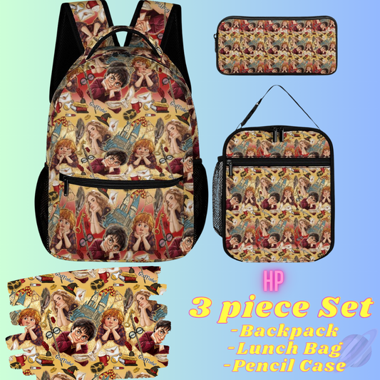 HP-3 PIECE BACKPACK SET-PREORDER CLOSING 7/3
