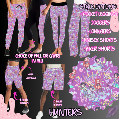 HUNTERS-BATCH 121-PREORDER-6 STYLES OF BOTTOMS-HARD CLOSE 1/2