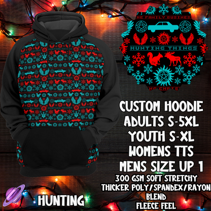 HUNTING-HOODIE-XMAS SWEATER PREORDER-9/27
