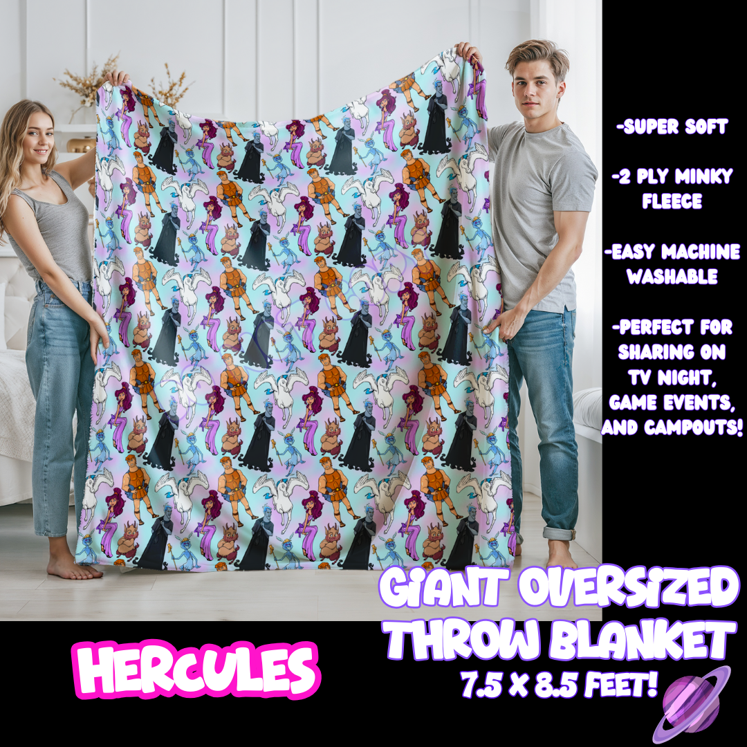 HERCULES- GIANT SHAREABLE THROW BLANKETS ROUND 10-PREORDER CLOSING 12/2