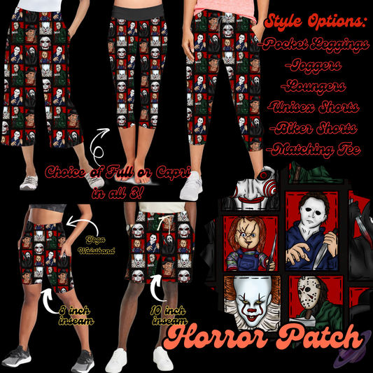 HORROR PATCH-BOTTOMS PREORDER CLOSING 7/27