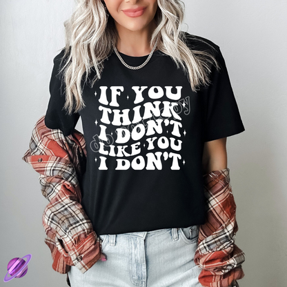 I DON'T - SNARKY RUN -UNISEX TEE ADULTS