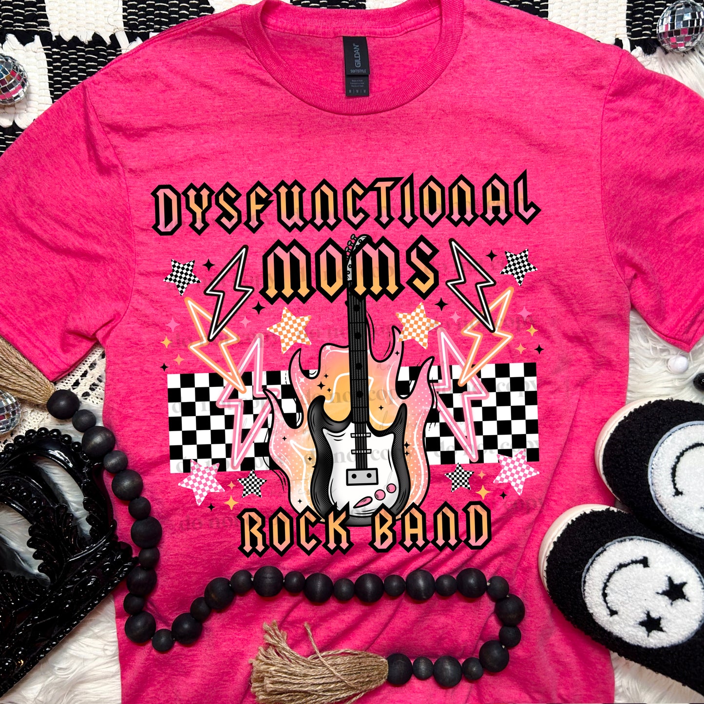 DISFUNCTIONAL MOMS ROCK BAND TEE