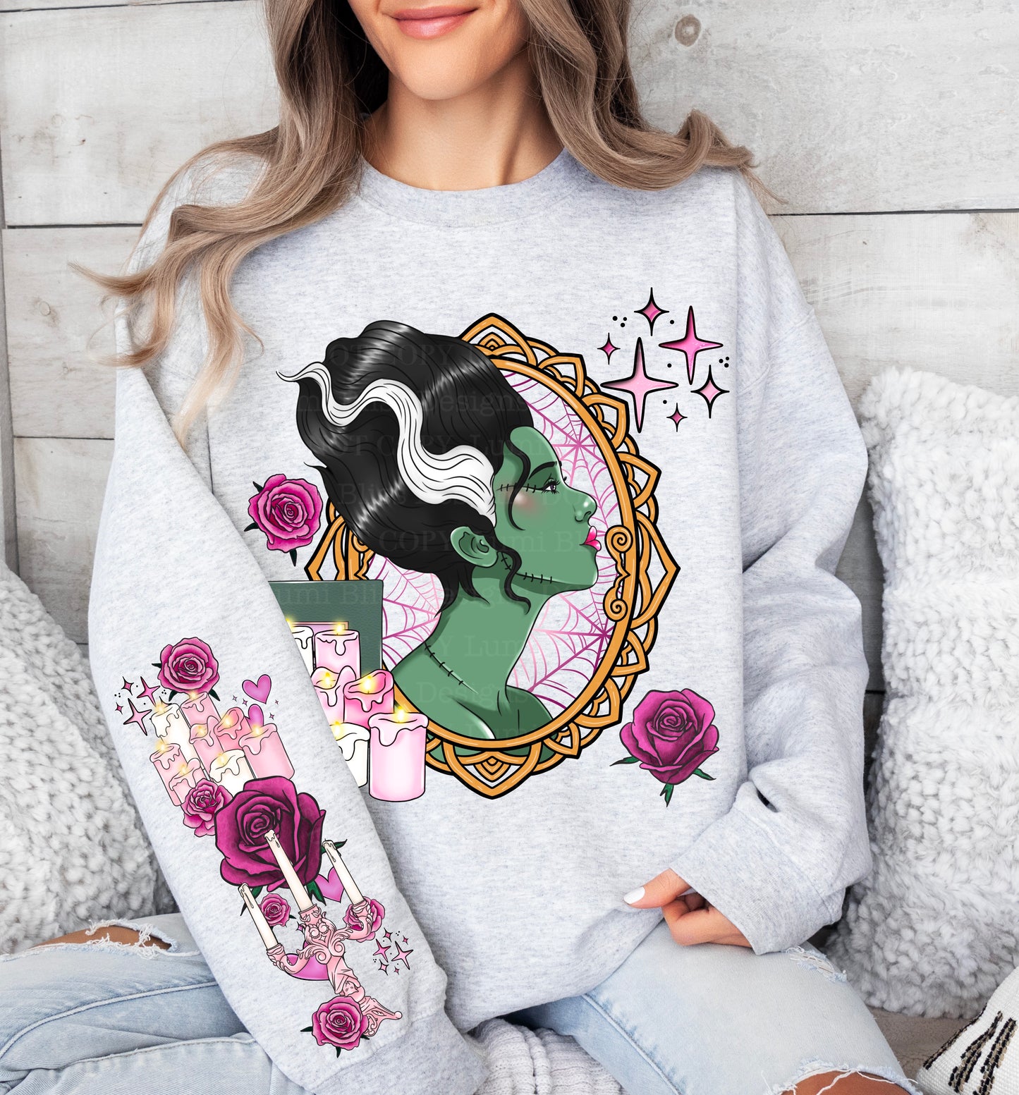 LADY FRANK W/ SLEEVE PRINT