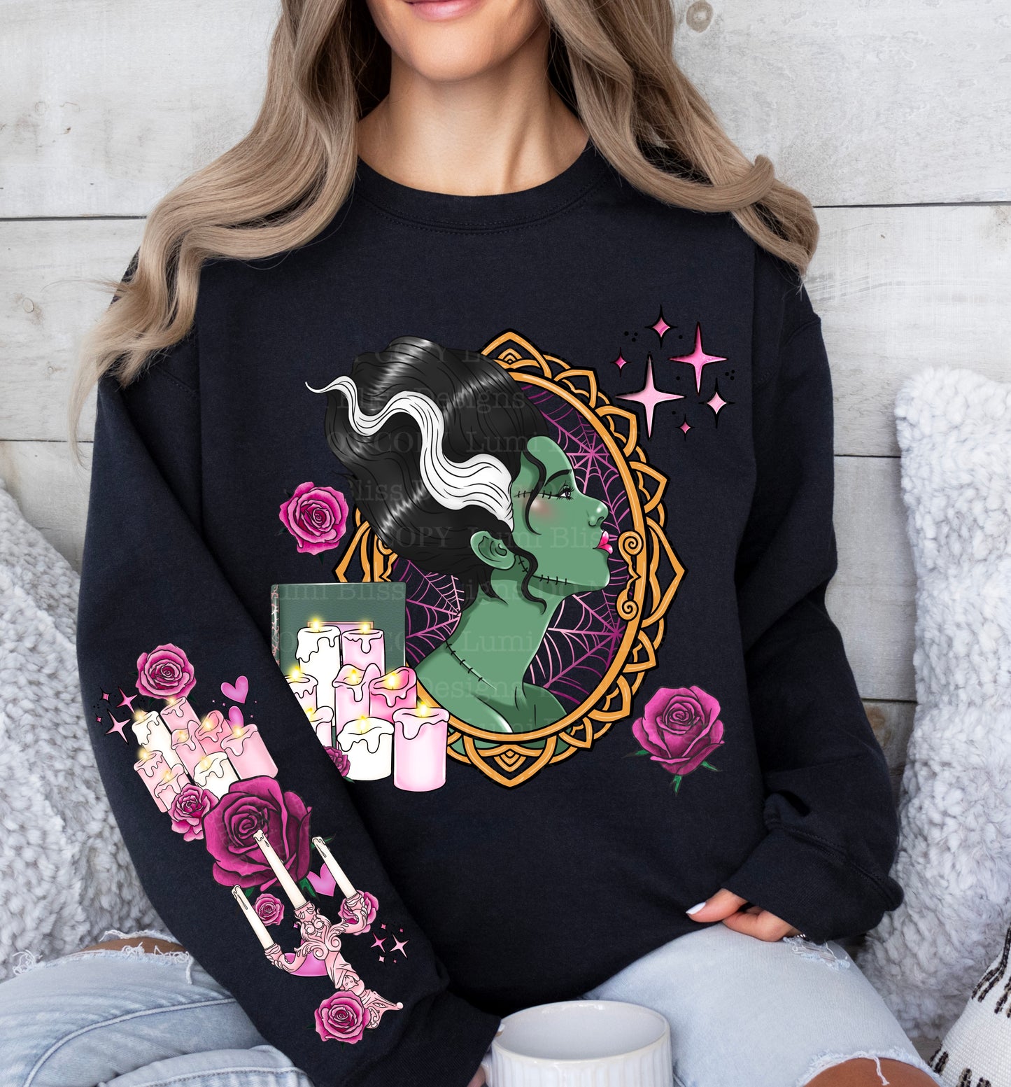 LADY FRANK W/ SLEEVE PRINT